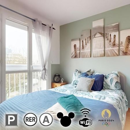 Proche Disney & Paris-2 Min Gare Noisy-le-Grand Bagian luar foto